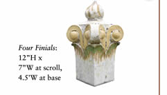 Finials